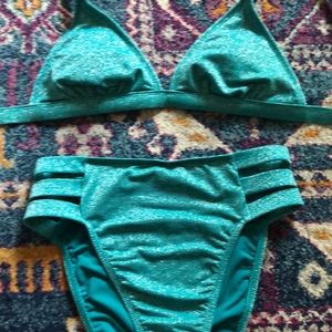 High waisted swimsuit